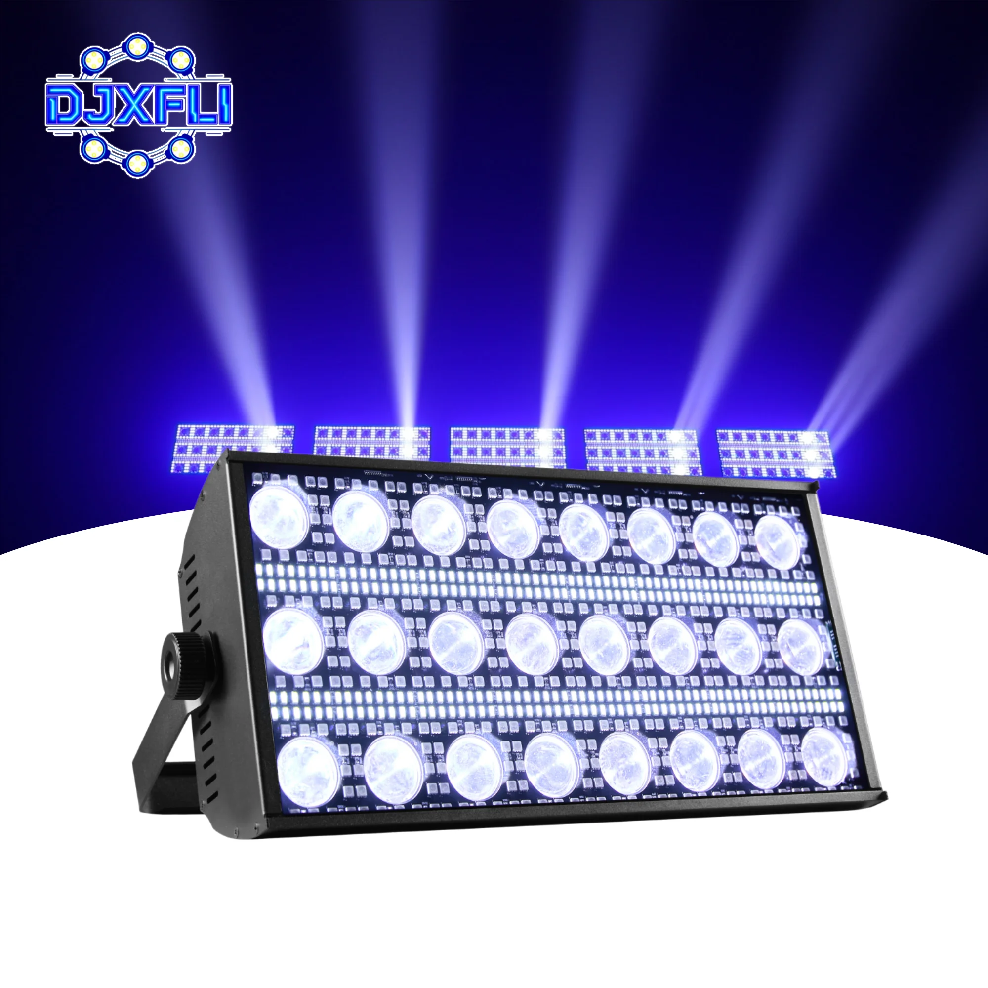 

300W LED RGBW Strobe Beam Light Professional Stage Lighting Effects with Dimmable Color Changing for Party KTV DJ