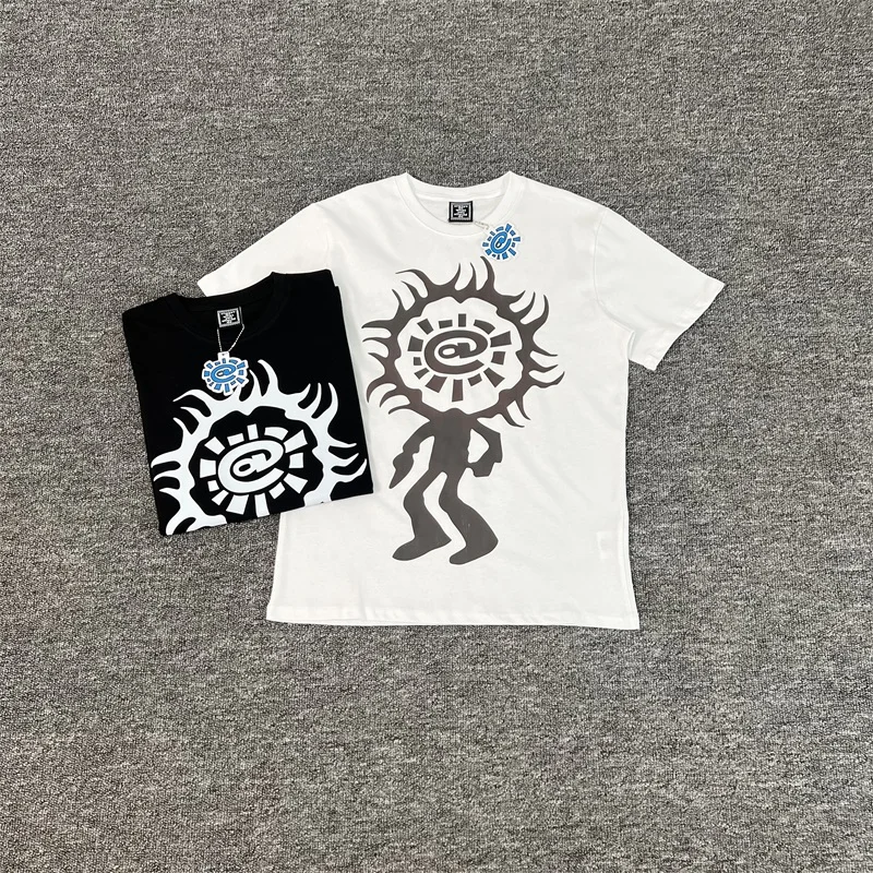 Alway Do What You Should Do Black T-Shirts Men Women 1:1 High Quality ADWYSD Sun Roll Print Short Sleeves Top Tees