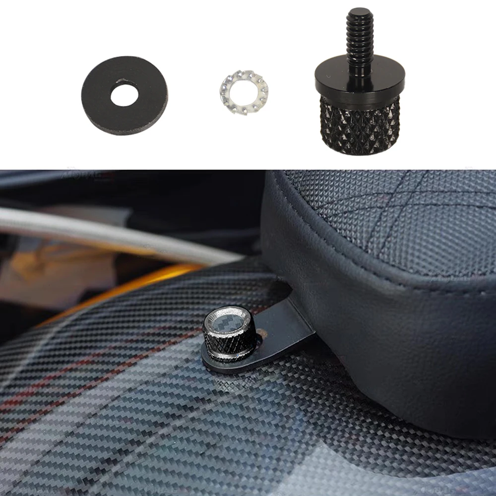 

Цветные декоративные винты для сиденья мотоцикла с карбоновым покрытием