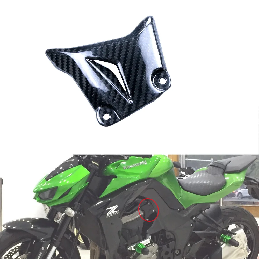 

For Kawasaki Z1000 2014 2015 2016 2017 2018 2019 3K Full Carbon Fiber Intake Valve Cover Motorcycle Accessories Fairing Kit Part