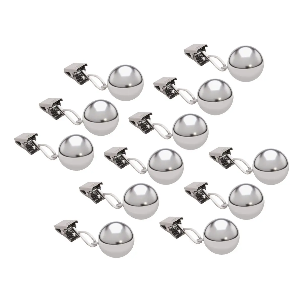 A67T NEW 12 PCS Outdoor Curtain Weights, Flag Weights for Wind, Tablecloth Weights Heavy Duty Drapery Weights for Patio,Balcony