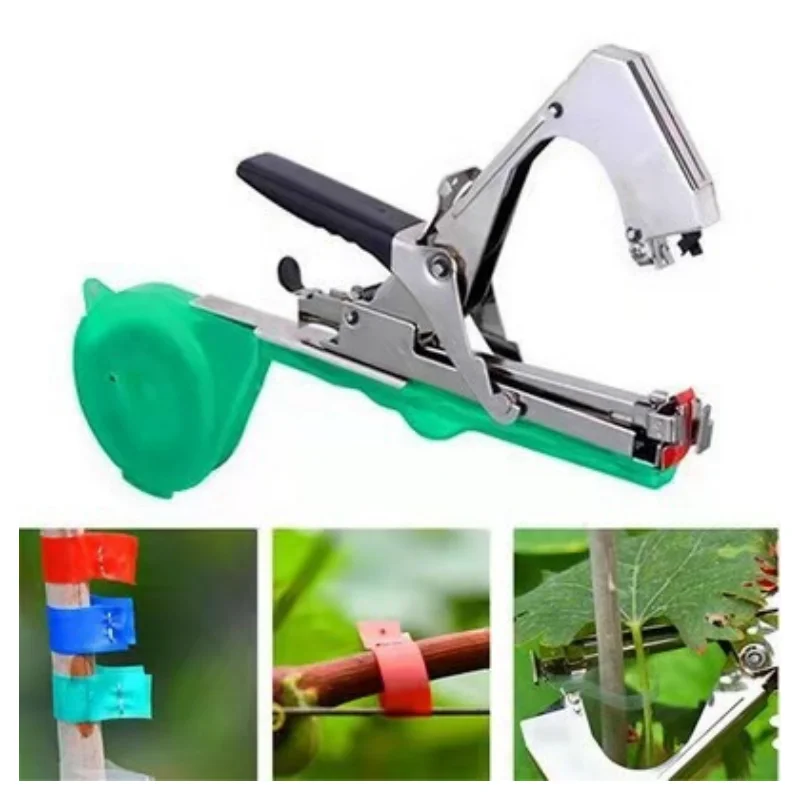 

Tying Machine Plant Garden Plant Tapetool Tapener +10 Rolls Tape Set for Vegetable Grape Tomato Cucumber Pepper Flower