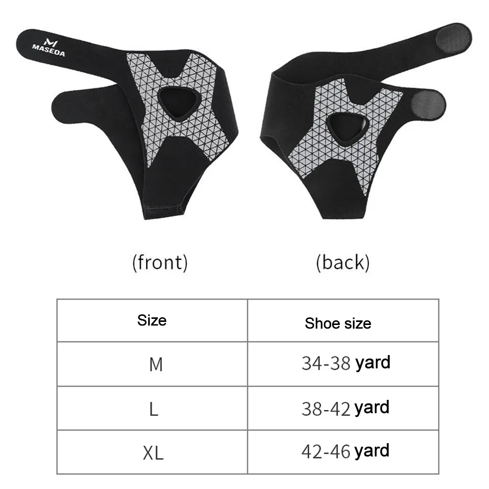GTUBIKE 1PC Ultra-Thin Ankle Support Shock Absorption Tealth Comfort​​ Adjustable Brace Sport Fitness Protector Strain Wear Tear