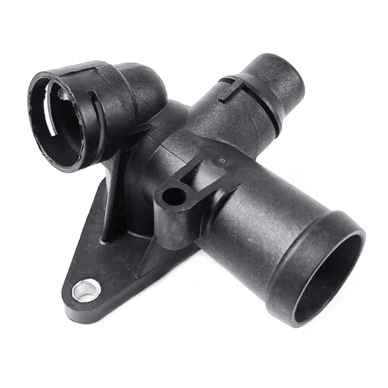 M76E Motorkühlwasserauslass 06B121133D Ersatzteil, Schlauchanschluss mit drei Anschlüssen und Montageflansch für B6 B5.5 1.8T – Detail 1