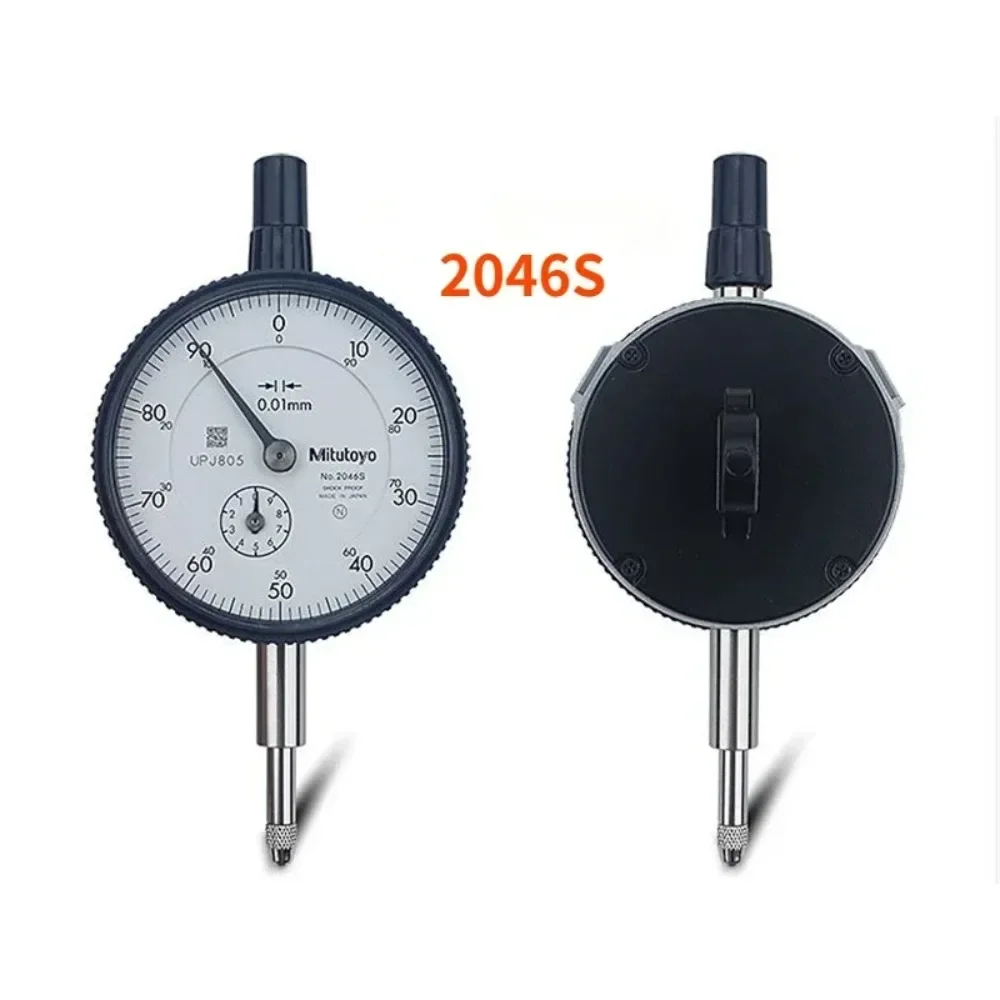 

Mitutoyo 2046S Dial Indicator 0-10mm Range 0.01mm Precision Metric Dial Gauge for Industrial Measurement Inspection Tools