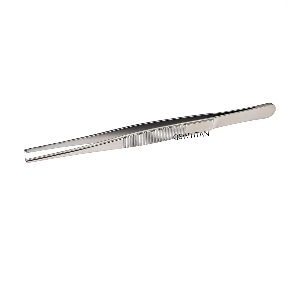 คีมหนีบเนื้อเยื่อ Tweezers1pc ฟันเลื่อยสแตนเลส