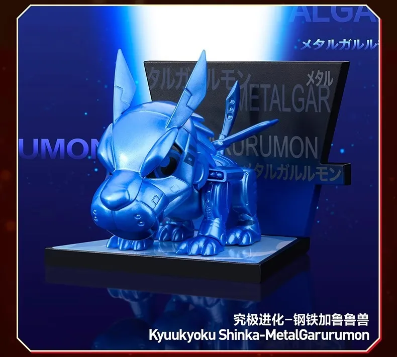 الأصلي ديجمون مغامرة Kyuukyoku Shinka-War Greymon المعادن Garurumon Angemon Garurumon عمل نموذج لجسم مفاجأة هدية