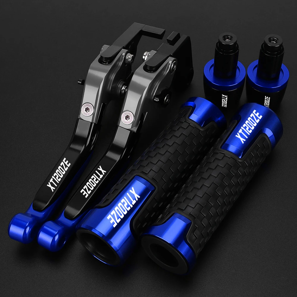 Motorcycle Aluminum Adjustable Brake Clutch Levers Handlebar Hand Gripss FOR YAMAHA XT1200ZE XT1200Z 2010-2018 XT-1200ZE 2017