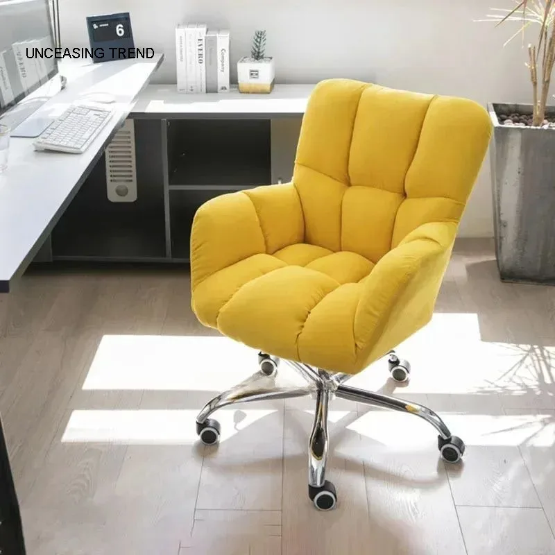 Moderne bureaustoelen Creatieve comfortabele rugleuning Fauteuil Scandinavisch kantoormeubilair Thuiscomputer Stoellift Draaibare gamestoel