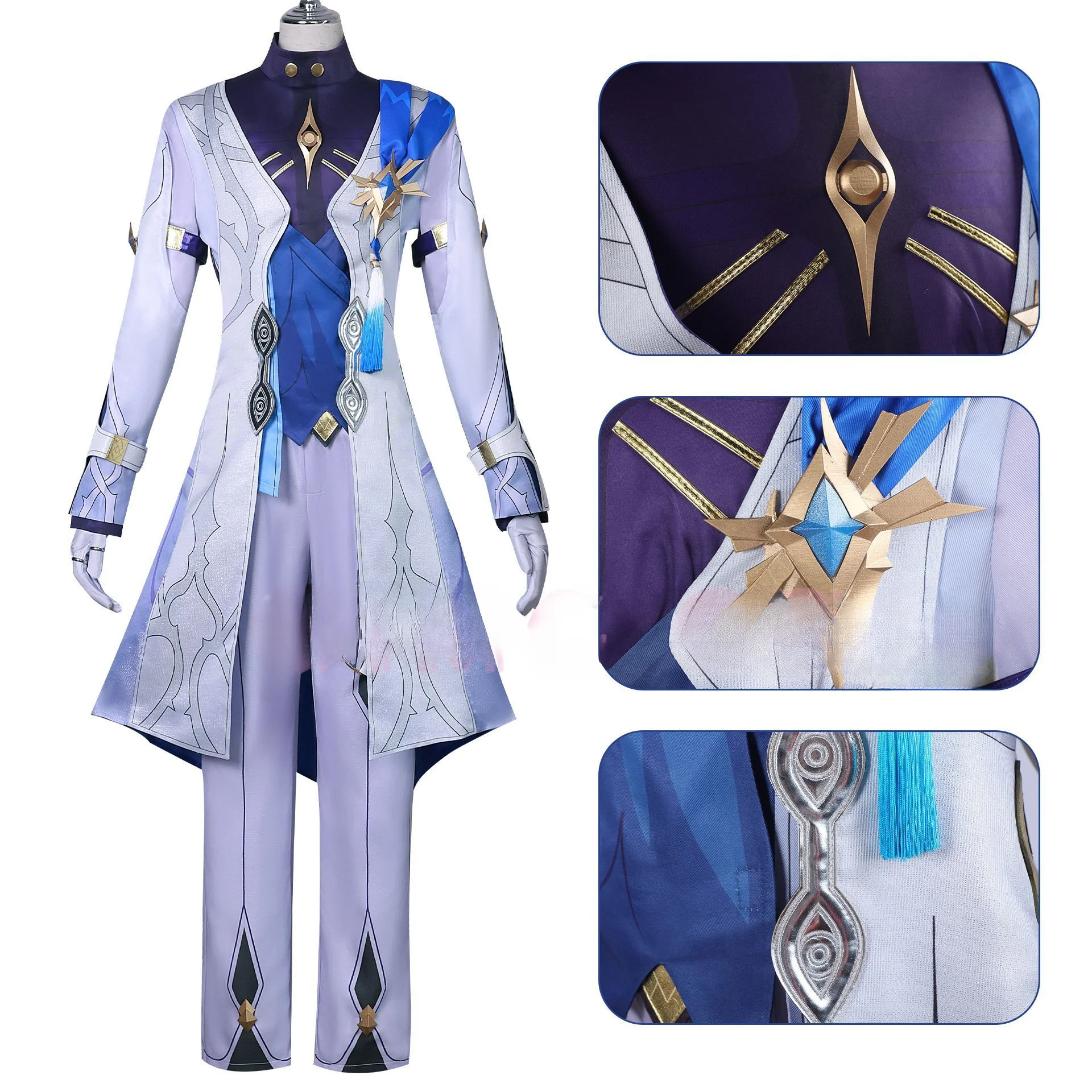 Sunday Cosplay Costume Honkai Star Rail Carnival Uniform Wig Anime Halloween Men Game outfit alta qualità Roleplay nuovo arrivo