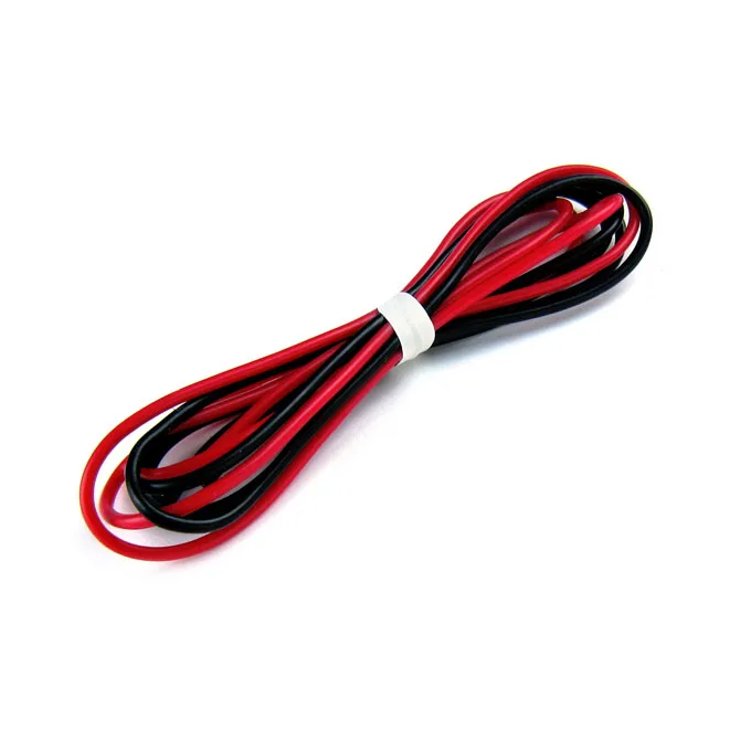 50PCS 22AWG Filo di rame stagnato flessibile ad alta temperatura Filo di silicone morbido 600V Cavo resistente al calore per batteria Lipo RC FAI DA TE LE