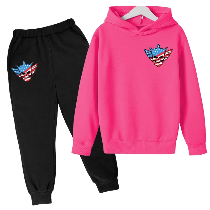 Kinder-Sportoutfit Marke - Hoodie + Hose mit Kodiroz Anime-Mustern, geeignet für Jungen und Mädchen im Alter von 3 bis 13 Jahren. – Detail 15