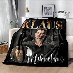 The originals Klaus Mikaelson printed blankets Warm Flannel blankets Soft and comfortable blanket bed linings Birthday Gift