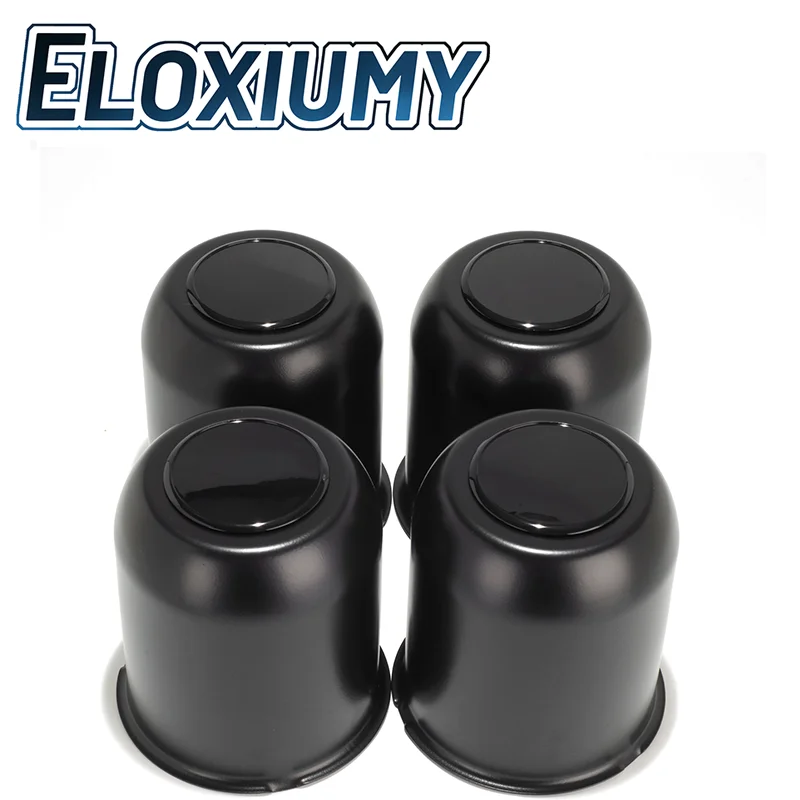 Eloxiumy 2pcs or 4pcs 95mm Trailer Wheel Center Caps For 3.74" Trailer/Truck Rims Center Bore 4.41" Tall Auto Replacement Parts