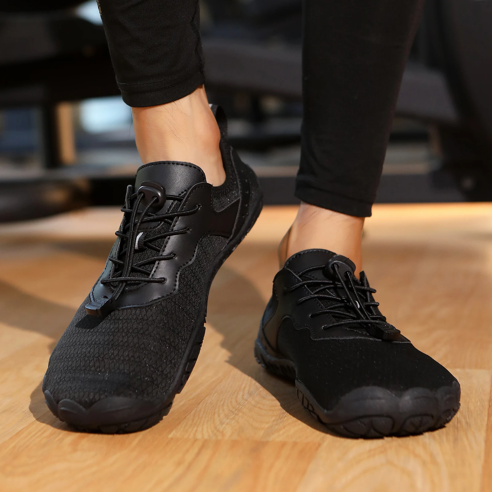 Black Non Slip Barefoot Water Shoes Quick Dry Breathable Beach Surf Swim Outdoor Aqua Sports Socks