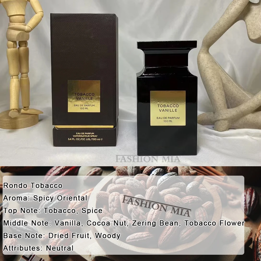 100 مللي عطر رجالي ماركة التبغ أو دو كولونيا روز الكرز طويل الأمد فرمون عطر الأزهار للنساء
