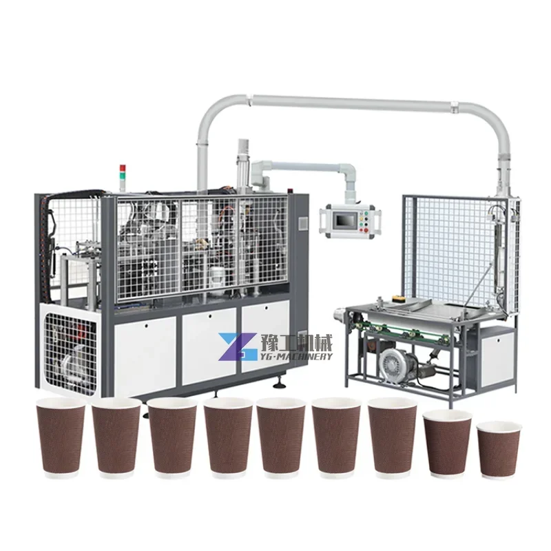 High Speed Automatic 100pcs/min Paper Cup Machine Disposable Paper Bowl Cup Making Machine Die Cutting Machine Manufacturer