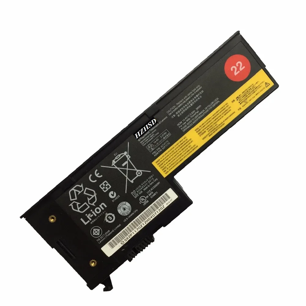 14.4v 38wh/4 sel baterai Laptop asli baru 40Y7001 42T4776 92P1168 92P1170 42T4505 92P1167 untuk IBM ThinkPad X60 X60s X61 X61s