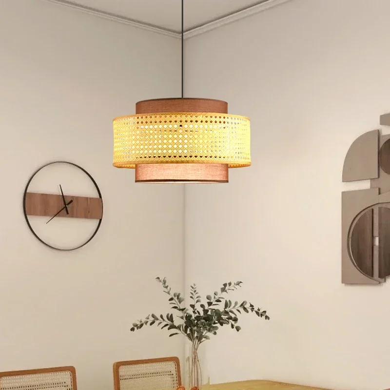 

Modern Japanese Pendant Lights Ceiling Lamp Bedroom Home Decoration Pendant Lights Simple Design Indoor Lighting Lustres LLPL