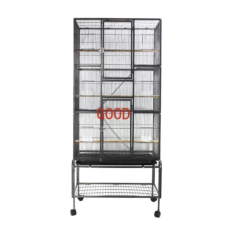 Three-layer super large flight cage