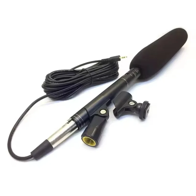 

Super Uni-Directional EM 2800A Condenser Microphone Cardioid Polar Pattern Wired Metal Desktop Microphone