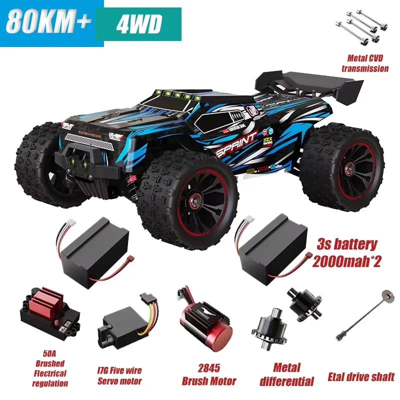 RC Car Brushless 4WD 9522PRO 85KM/H High Speed Off-Road Drift Remote Control Car 1:16 Professional Racing Cars 9522 50KM/H