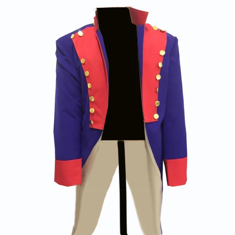 Musical Les Miserables Cosplay Valjcan Costume Les Misérables Stage Performance Jacket Halloween Blue Coat cusomized