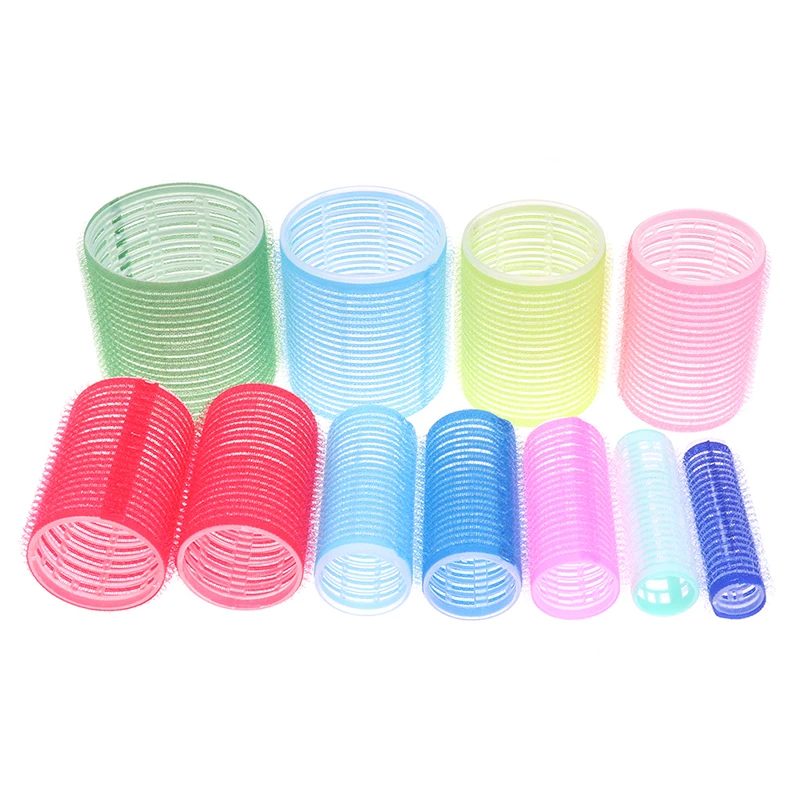 Hair Rollers 6Pcs Curlers Self Grip Holding Rollers Hairdressing Curlers Style