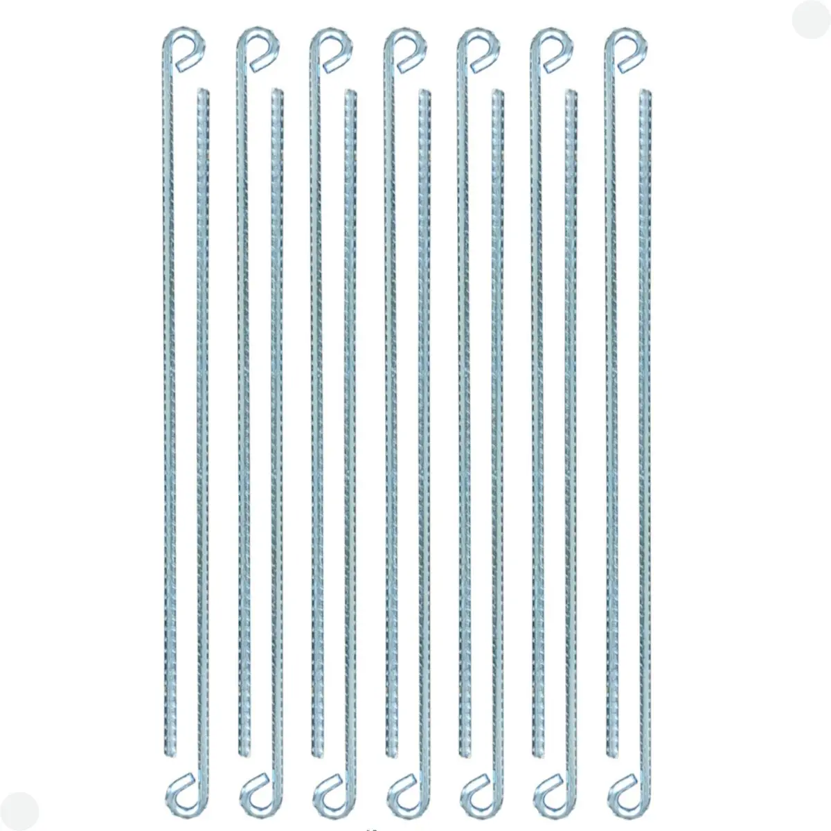 STATE FOR TENT 30 CM STEEL CA-50 (4,2MM) WITH 12 UNITS