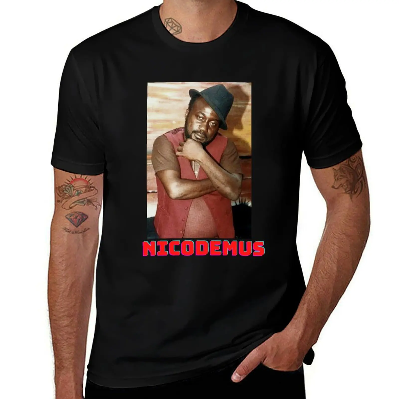 

Nicodemus The Likkle Short Man Dancehall Reggae Icon R.I.P T-Shirt man t shirt heavy cotton man t shirt luxury T-Shirt
