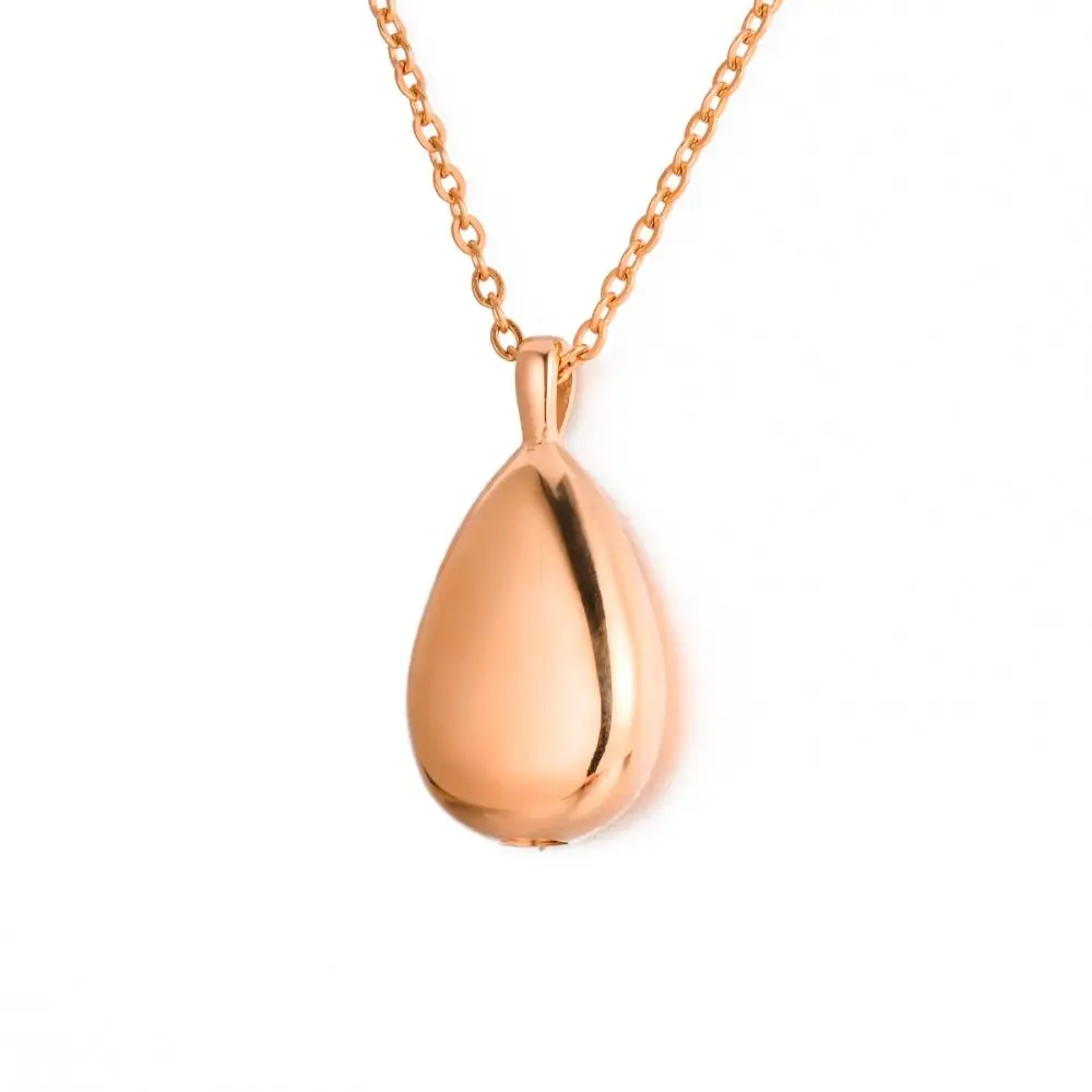 Stainless Steel Cremation Urn Pendant Waterproof Classic Memorial Pendant Openable Elegant Ashes Holder Necklace for Loved Ones