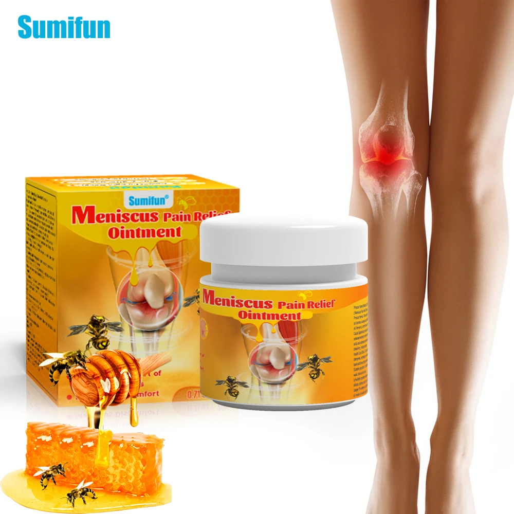 

20G Sumifun Bee Venom Meniscus Pain Relief Cream Treat Synovitis Knee Ache Ointment Arthritis Muscle Joint Painkiller Plaster