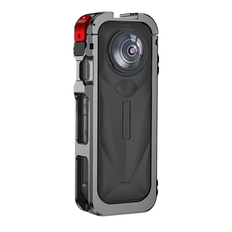 AP-For Insta360 X5 Metal Frame Sports Camera Lens Cover Fixed Clip For Horizontal Shooting Of Accessories