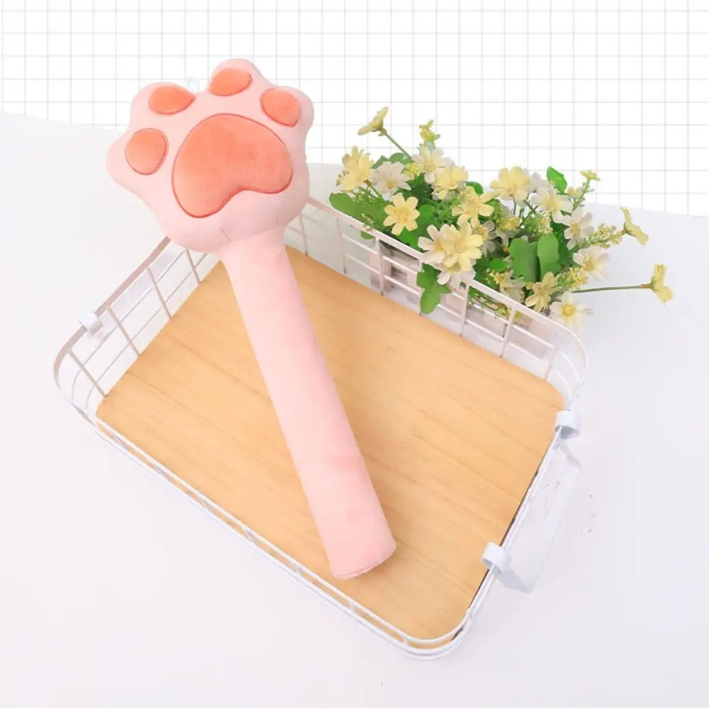 Cat Claws Massage Hammer Stick Scratch An Itch Plush Meridian Slap Stick Reduce Fatigue Hand-held Knock Massage Tool Legs