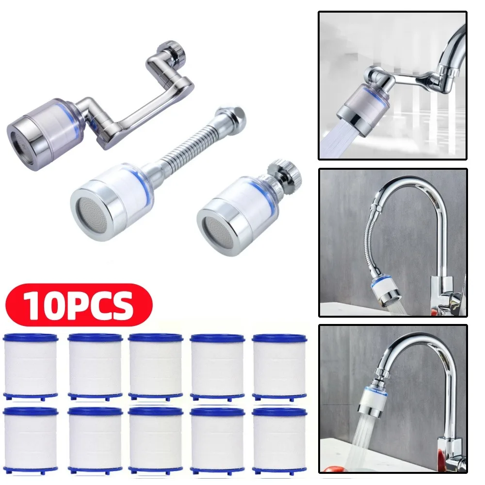 

Новый поворотный фильтр для воды на кран, Удаление хлора, тяжелых металлов, фильтрация Душевая насадка, мягкий твердый очиститель для фильтрации воды в ванной 1080 °