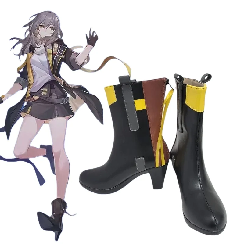 

Trailblazer Stelle Cosplay Shoes Anime Game Honkai Star Rail Stelle Shoe
