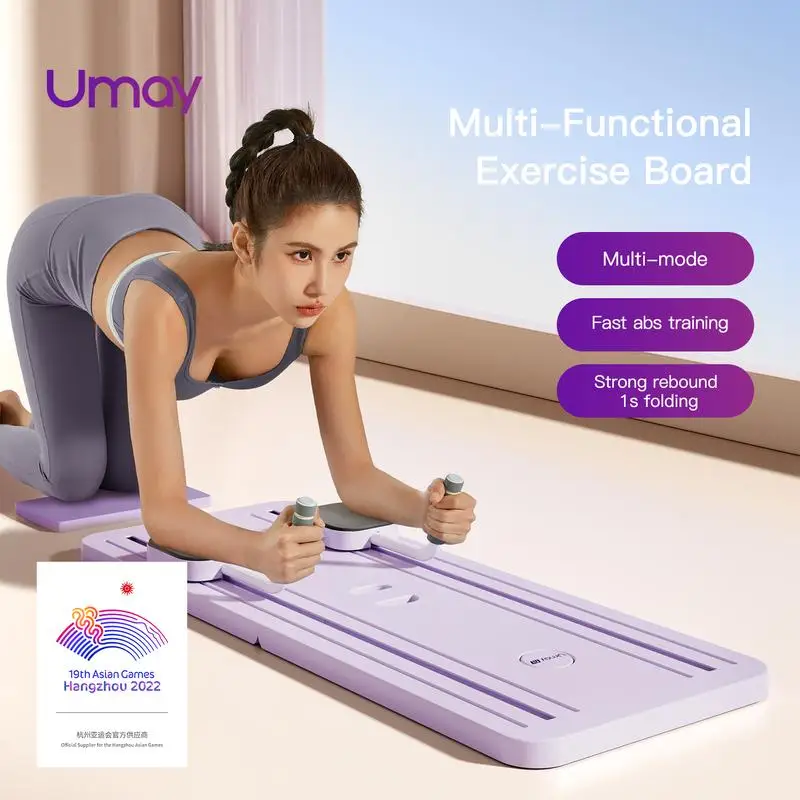 Exercise Board, Home Pilates Reformer Strength Training, Exercise Board for Home Gym Fitness Foldable lightweight and efficient