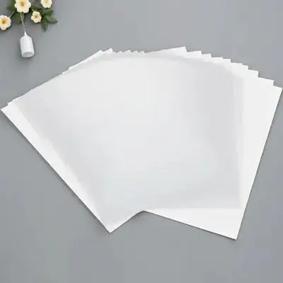 Clear Inkjet Film 20Pcs A4 Size Heat Resistant Acetate Sheets for Shaker Cards Transparent Craft Printing Transparency Paper