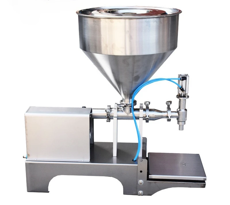 

Automatic weighing and filling machine, cream and liquid dual-purpose horizontal packing machine, honey cosmetic cream quantitat