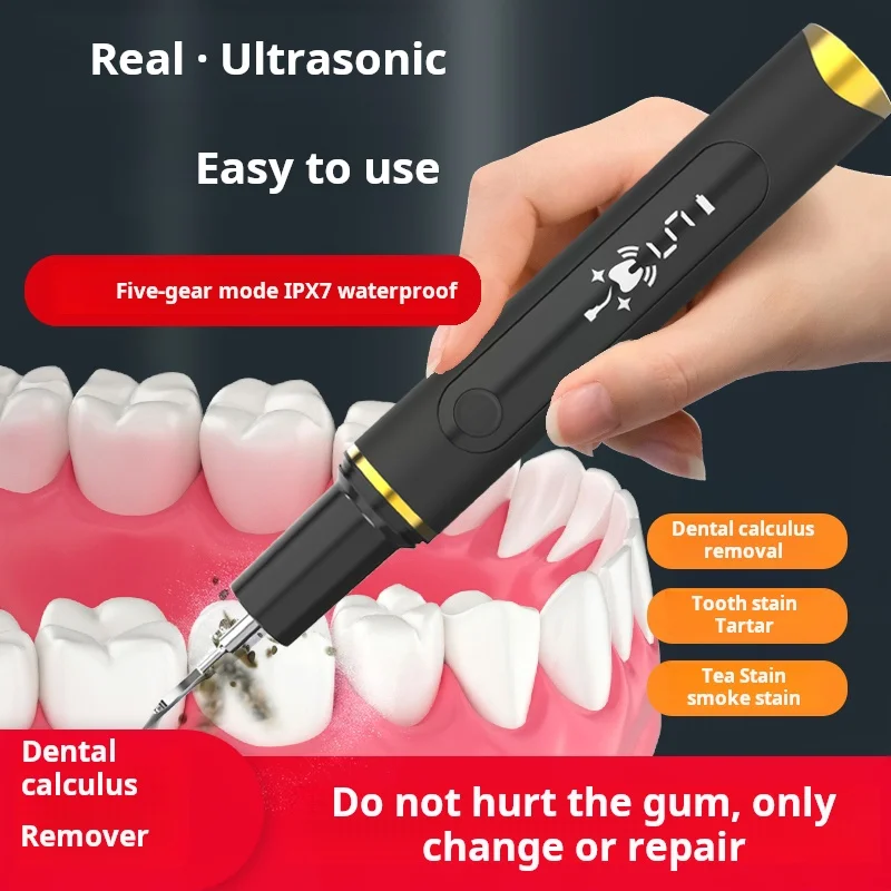 Smart Ultrasonic Tooth Cleaner Electric Dental Scaler Calculus Remover Plaque Tartar Removal Teeth Cleaning Tool