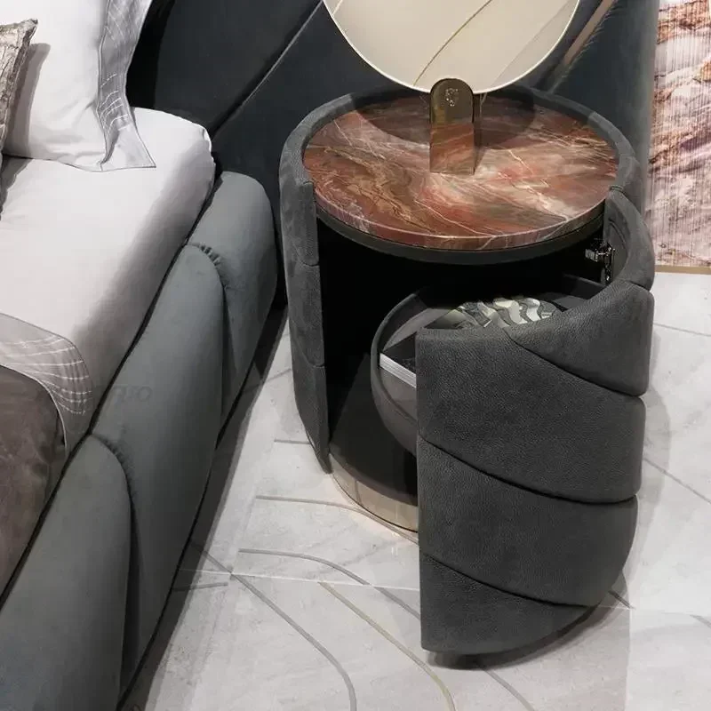 

Modern Double Bed Luxury Bedroom Furniture Set High-End Home Furniture Black Mattress King/Queen Bed Frame Customizable Bedroom2