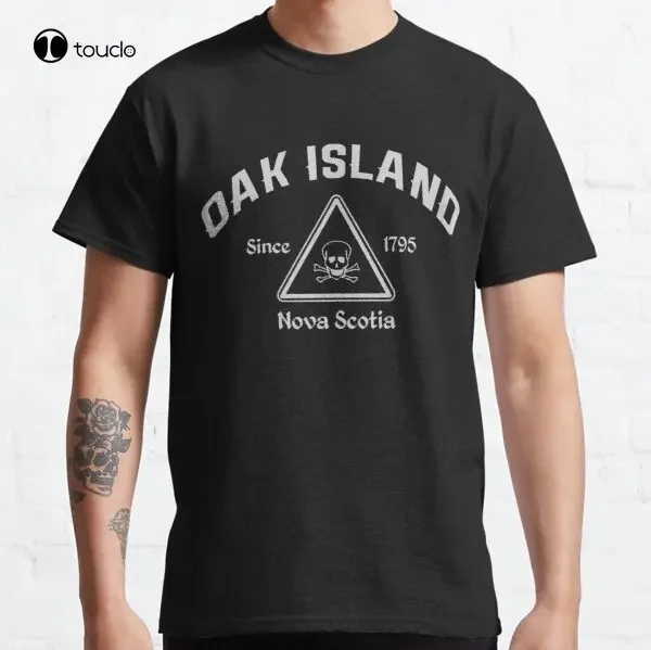 New Oak Island Since 1795 Treasure Hunter Knights Templar Mystery Nova Scotia Classic T-Shirt Tee Shirt Custom Gift Streetwear