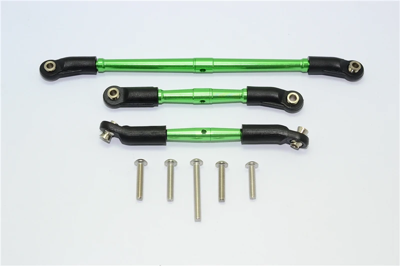 GPM ALUMINIUM FRONT ADJUSTABLE STEERING LINK & SUSPENSION LINK For  1/10 TRX4 DEFENDER TRAIL CRAWLER-82056-4