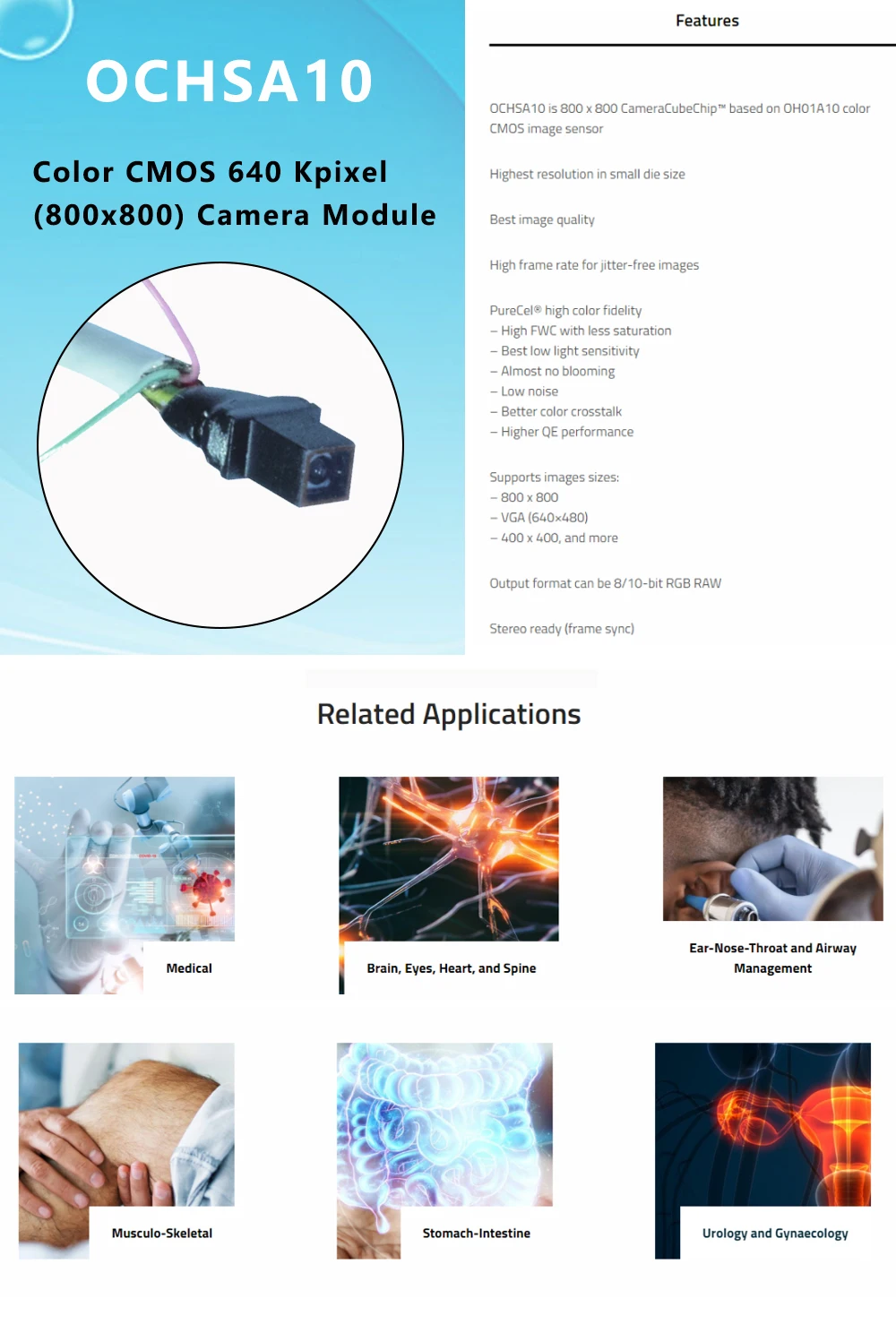 USB HD Endoscopic Camera 120° FOV 60FPS Mini Camera 3mm Inspection Borescope Endoscope