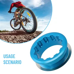 Bicycle Bike  MS12 Speed Freewheel Lock  Cover Hub Body For M6100  M7100 8100 Cassette  Cover Lock Ring  Fixing Bolt Accessorie