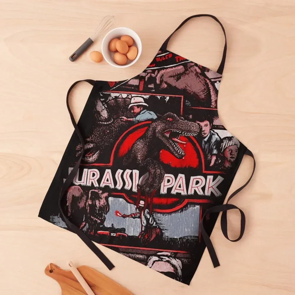 

Cretaceous Park V3 Apron work ladies Kitchen Home Cleaning Chef Accessories Apron