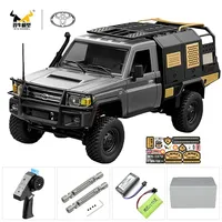 MN MN82 LED Lights Full Size Analog LC79 Professional 4WD Remote Control 1:12 Vintage Rc Car with Pickup Rc Truck Model Toy