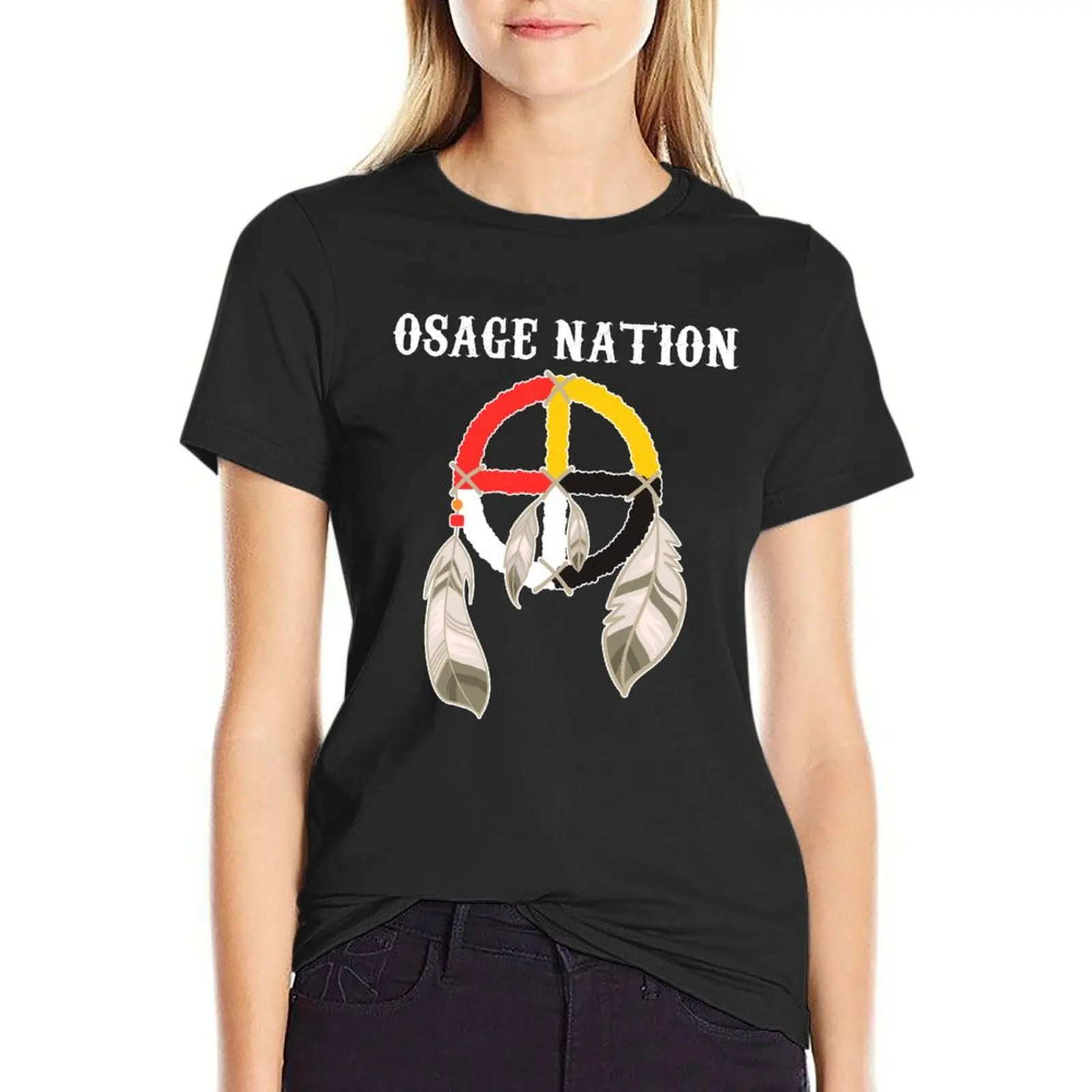 Osage Nation Indian Medicine Wheel T-Shirt aesthetic clothes Aesthetic clothing t shirt Women