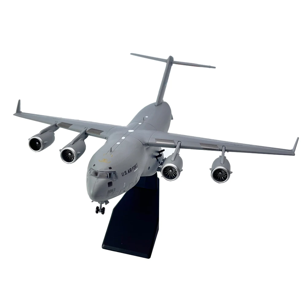 1:200 1/200 Scale US C-17 C17 Globemaster III Strategy Transport Aircraft Diecast Metal Airplane Plane Model Children Toy