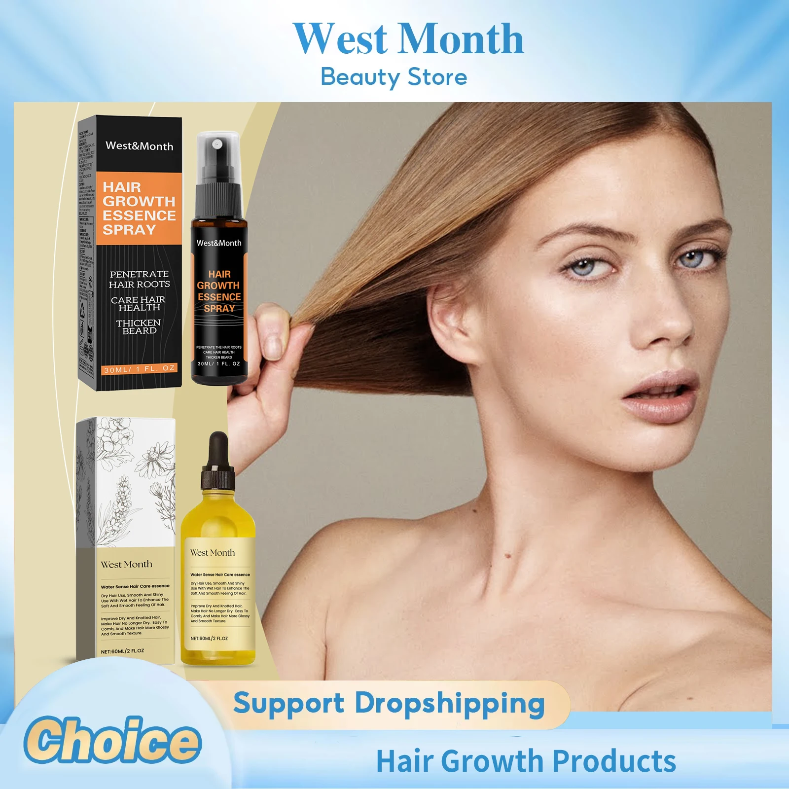 

Hair Growth Products Promote New Hair Growth Balance Scalp Oil Secretion Soothing Scalp Moisturizing Prevent Hair Loss Products